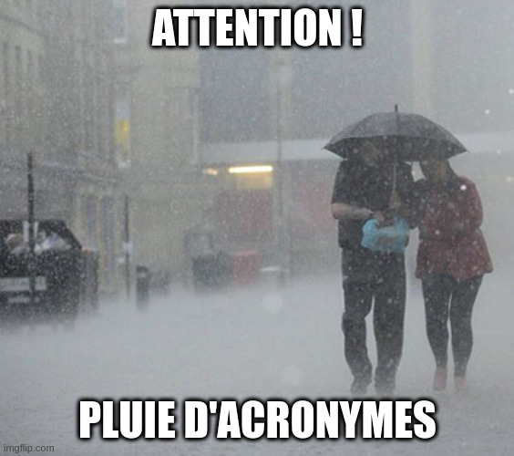 pluie d'acronymes