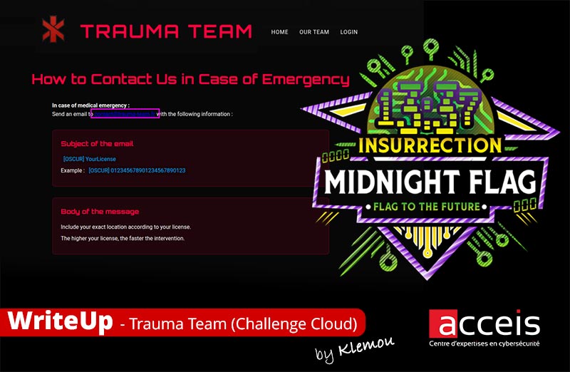 Writeup Final Midnight 2025: Trauma – Trauma Team (Challenge Cloud)